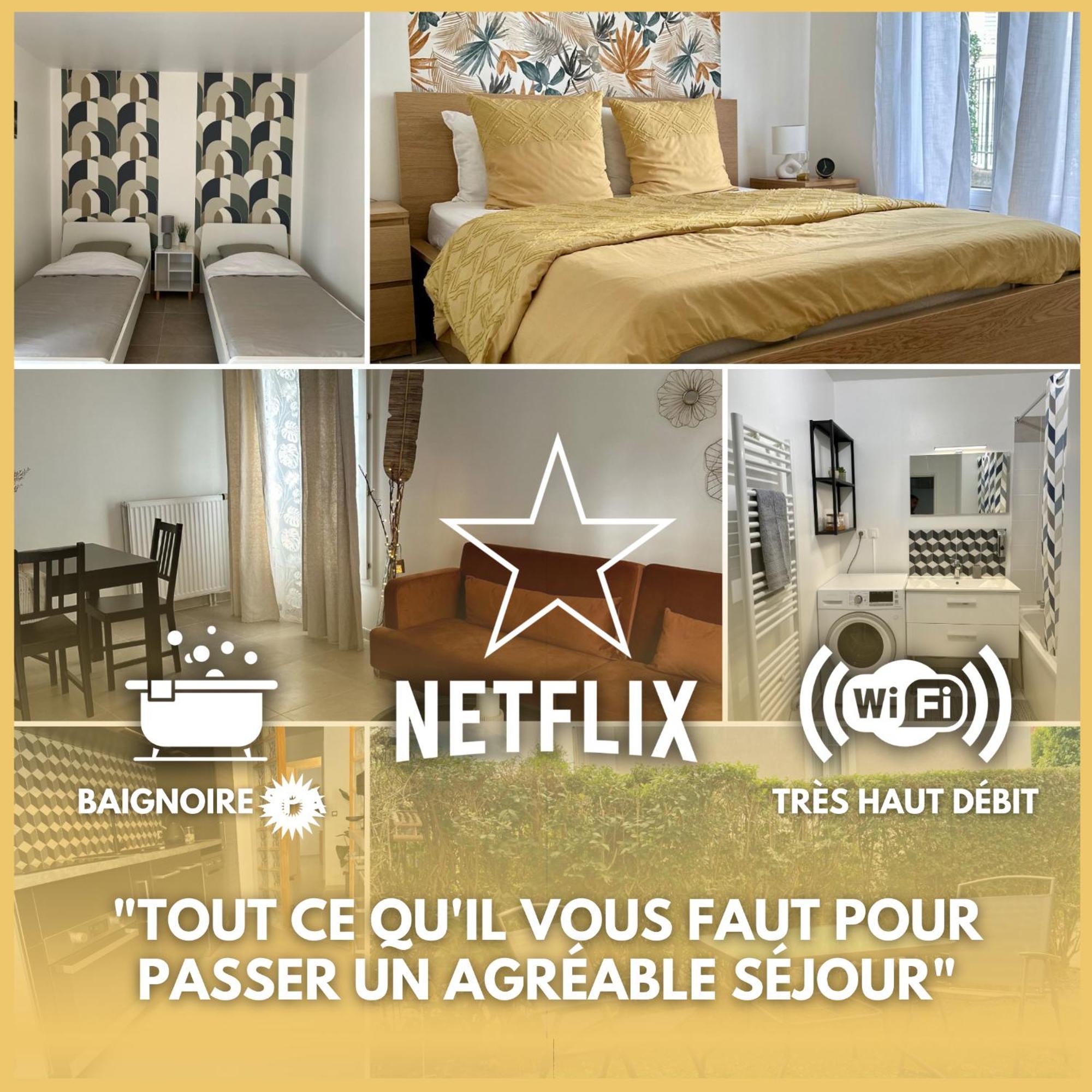 6Personne,10Mn De Disney,30Mn De Paris,Parking Bussy-Saint-Georges Eksteriør billede